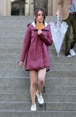 SELENA GOMEZ on the Set of Untitled Woody Allen Movie in New York 10/03/2017