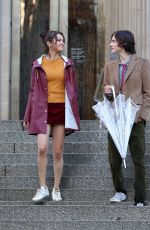 SELENA GOMEZ on the Set of Untitled Woody Allen Movie in New York 10/03/2017