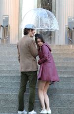 SELENA GOMEZ on the Set of Untitled Woody Allen Movie in New York 10/03/2017