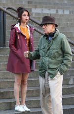 SELENA GOMEZ on the Set of Untitled Woody Allen Project in New York 10/04/2017