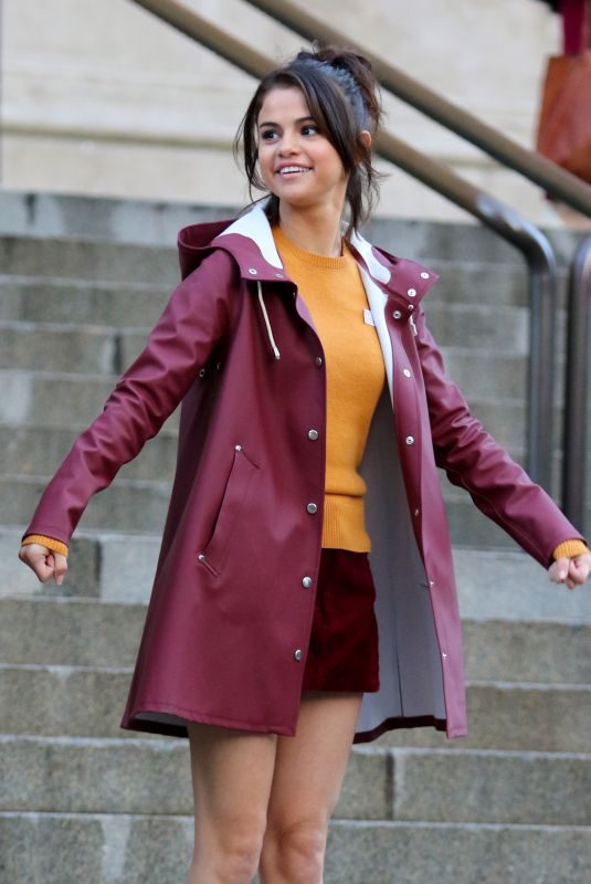 SELENA GOMEZ on the Set of Untitled Woody Allen Project in New York 10/04/2017