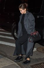 SELENA GOMEZ Out for Dinner at in New York 10/21/2017