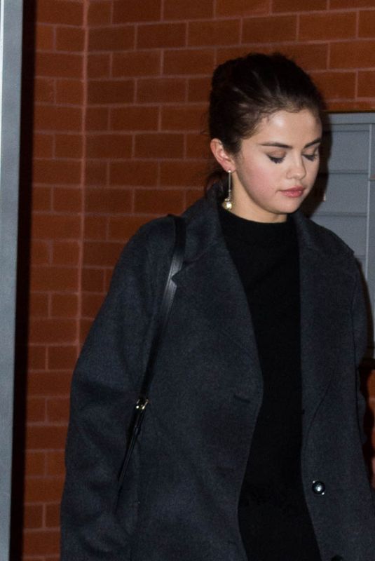 SELENA GOMEZ Out for Dinner at in New York 10/21/2017