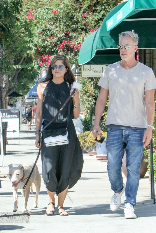 SELMA BLAIR and Ron Carlson Out in Los Angeles 10/09/2017