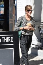 SELMA BLAIR Leaves Alfred Coffee in Studio City 10/04/2017