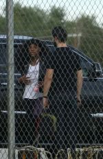 SERENA WILLIAMS and Alexis Ohanian in New Orleans 10/16/2017