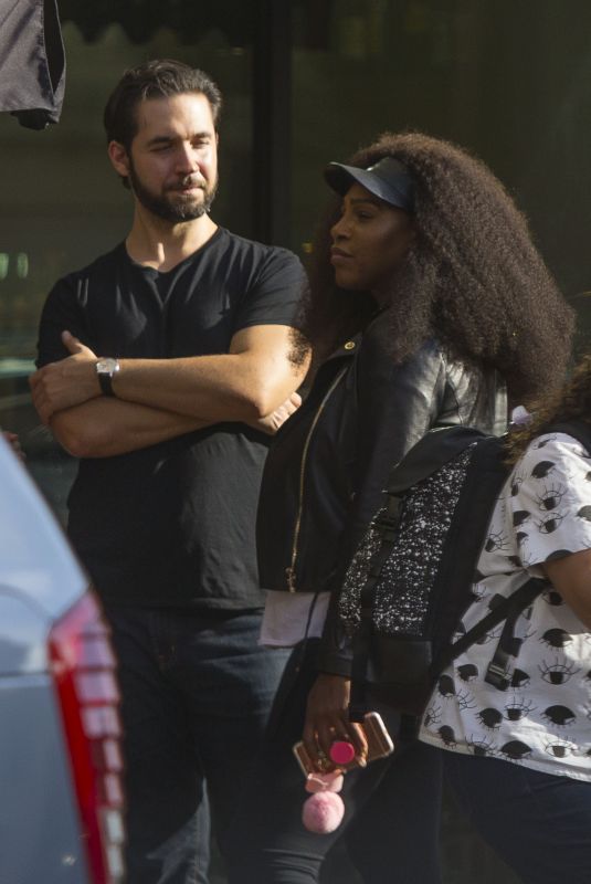 SERENA WILLIAMS and Alexis Ohanian in New Orleans 10/16/2017