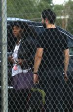 SERENA WILLIAMS and Alexis Ohanian in New Orleans 10/16/2017