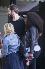 SERENA WILLIAMS and Alexis Ohanian in New Orleans 10/16/2017