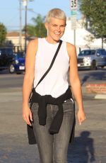 SERINDA SWAN Out with Her Dog in Hollywood 10/04/2017