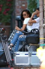SHANINA SHAIK and NICOLE WILLIAMS Out for Coffee in Los Angeles 10/10/2017