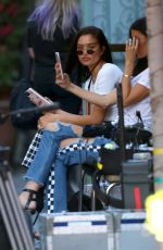 SHANINA SHAIK and NICOLE WILLIAMS Out for Coffee in Los Angeles 10/10/2017