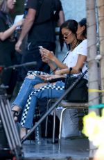 SHANINA SHAIK and NICOLE WILLIAMS Out for Coffee in Los Angeles 10/10/2017