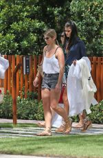 SHANINA SHAIK, OLIVIA CULPO, DEVON and ALEX WINDSOR, HANNAH FERGUSON and NADINE LEOPOLD Leaves Devon