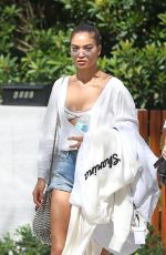 SHANINA SHAIK, OLIVIA CULPO, DEVON and ALEX WINDSOR, HANNAH FERGUSON and NADINE LEOPOLD Leaves Devon