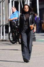 SHANINA SHAIK Out and About in New York 10/18/2017
