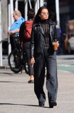 SHANINA SHAIK Out and About in New York 10/18/2017
