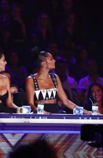 SHARON OSBOURNE, NICOLE SCHERZINGER and ALESHA DIXON at The X Factor Show 10/29/2017