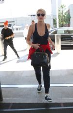 SHARON STONE at LAX Airport in Los Angeles 10/24/2017