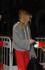 SIENNA MILLER Leaves Apollo Theatre After Her Performance in London 09/29/2017