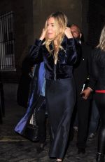 SIENNA MILLER Leaves Apollo Theatre in London 10/07/2017