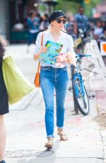 SIENNA MILLER Out and About in New York 10/11/2017