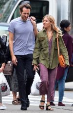 SIENNA MILLER Out in New York 01/15/2017