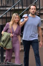 SIENNA MILLER Out in New York 01/15/2017