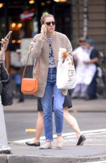 SIENNA MILLER Out in New York 10/11/2017