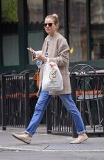 SIENNA MILLER Out in New York 10/11/2017