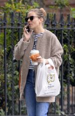 SIENNA MILLER Out in New York 10/11/2017