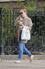 SIENNA MILLER Out in New York 10/11/2017