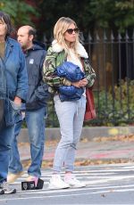 SIENNA MMILLER Out and About in New York 10/30/2017