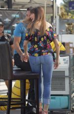 SOFIA VERGARA on the Set of Extra at Universal Studios 10/23/2017