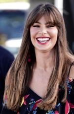 SOFIA VERGARA on the Set of Extra at Universal Studios 10/23/2017