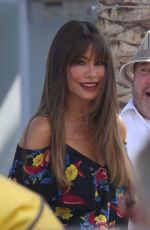 SOFIA VERGARA on the Set of Extra at Universal Studios 10/23/2017