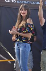 SOFIA VERGARA on the Set of Extra at Universal Studios 10/23/2017