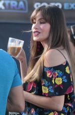 SOFIA VERGARA on the Set of Extra at Universal Studios 10/23/2017