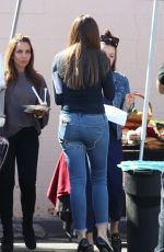 SOFIA VERGARA on the Set of Modern Family in Los Angeles 10/17/2017
