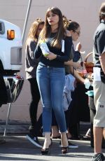 SOFIA VERGARA on the Set of Modern Family in Los Angeles 10/17/2017
