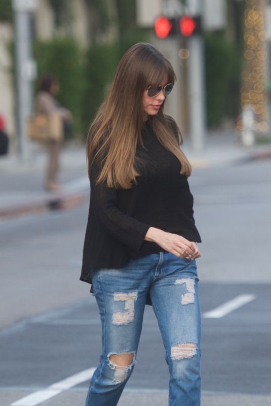 SOFIA VERGARA Out and About in Beverly Hills 10/19/2017