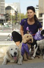 SONIA FERRER at Perroton Race of Solidarity in Madrid 10/15/2017