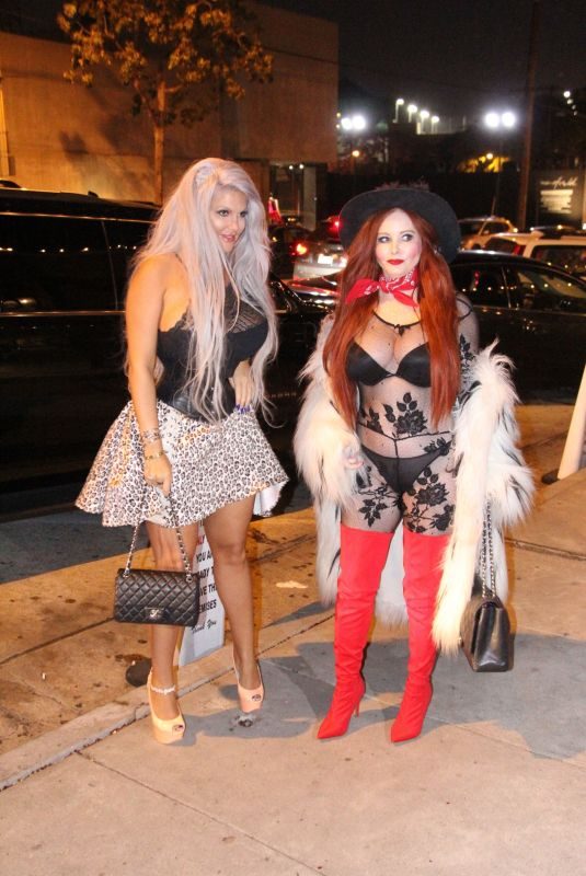 SOPHIA VEGAS WOLLERSHEIM and PHOEBE PRICE at Craig’s in West Hollywood 10/08/2017