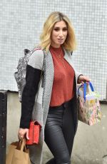 STACEY SOLOMON Leaves ITV Studios in London 10/13/2017