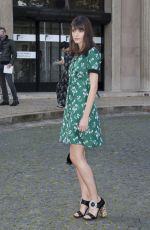 STACY MARTIN at Miu Miu Show at Paris Fashion Week 10/03/2017