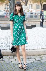 STACY MARTIN at Miu Miu Show at Paris Fashion Week 10/03/2017