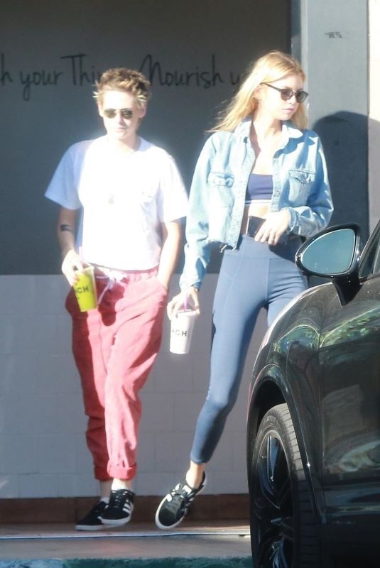 STELLA MAXWELL and KRISTEN STEWART at Quench in Los Angeles 10/22/2017
