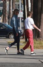 STELLA MAXWELL and KRISTEN STEWART at Quench in Los Angeles 10/22/2017