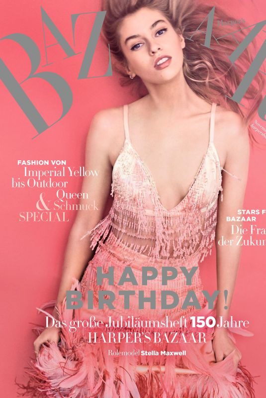 STELLA MAXWELL for Harper’s Bazaar Magazine, Germany November 2017