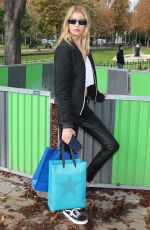 STELLA MAXWELL Leaves Chanel Show in Paris 10/03/2017